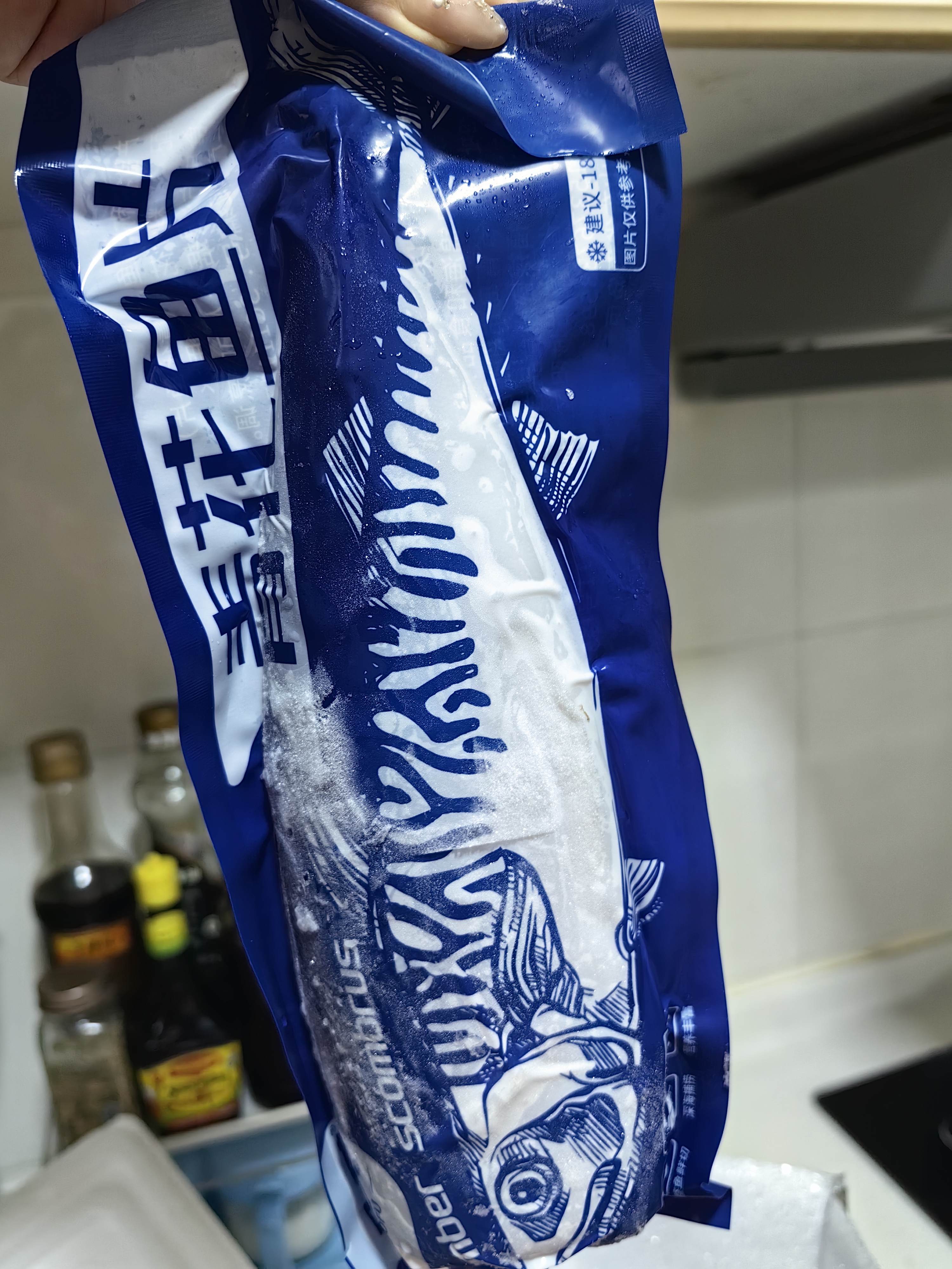 百库特大青花鱼片 深海鲭鱼片青鱼鲐鲅鱼新鲜冷冻生鲜鱼类商用批发 【独立包装】200g*10片 实拍图