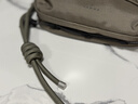 山业（SANWA）时尚单肩斜挎手机包 CORDURA耐磨双机收纳袋户外包大容量运动骑行 【横款 灰茶绿】-骑行-收纳水瓶雨伞 实拍图