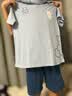 英博伦青少年短袖套装夏季男大童纯棉睡衣中学生家居服套240浅兰 170 实拍图