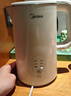 美的（Midea）电热水壶食品级304不锈钢自动断电双层防烫全钢无缝1.5L容量 MK-HJ1566 实拍图
