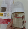 贝亲（Pigeon）新生儿 防胀气宽口径PPSU奶瓶160ml SS号奶嘴 0个月+AA261  实拍图