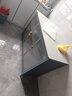 帅仕（shuaishi）厨房置物架落地岩板餐边收纳柜橱柜微波炉烤箱锅具储物架碗柜用具 【免钉安装】灰3层120长45深-可调高丨特厚强承重 实拍图