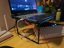 林家小子笔记本电脑支架散热底座显示器增高架子屏幕桌面收纳置物架烧烤架 小号加高黑色-免安装 实拍图