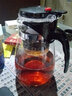 天喜（TIANXI）玻璃茶壶泡茶壶飘逸杯茶具套装大容量茶水分离水杯泡茶杯过滤茶壶 1000ml+2小茶杯【升级加厚款】 实拍图