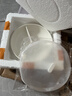 【加深盘格】三分格蒸盘三格蒸碗一锅三蒸蒸笼蒸格盘子分隔减脂盘 大号19.1CM白色三分格蒸盘[带盖保温锁鲜] 实拍图