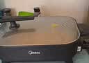 美的（Midea）电火锅电炒锅家用多功能电锅煎烤涮一体电热电煮锅速沸火锅不粘烤鱼锅鸳鸯锅电火锅专用锅多用途锅 8L  +一体+2100W丨HGE383051 实拍图