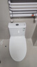 九牧（JOMOO）马桶家用一级水效防臭卫浴虹吸式马桶坐便器大冲力抗菌卫生间坐厕 无棱内壁【升级50大管径】11396 305坑距(2515城包安装) 实拍图