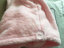 三利两条干发帽 吸水速干擦头发毛巾包头巾浴帽女长发干发神器 2条樱花粉 实拍图