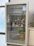 先科（SAST）冰吧冷藏柜 欧式恒温红酒柜办公室酒店家用电冰箱迷你小型单门电竞茶叶保鲜柜展示留样饮料药品柜 150T【一级能效+冷藏+微冷冻+灯】复古白 实拍图