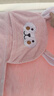 洁丽雅（Grace）儿童家居浴袍家用柔软宝宝斗篷婴儿洗澡浴巾披肩大裹巾 小粉兔 实拍图