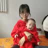 鹏优婴儿衣服红色百天周岁服纯棉春薄宝宝抓周服秋冬保暖内衣套装新年 岁岁平安薄款 73 （建议5-8月） 实拍图