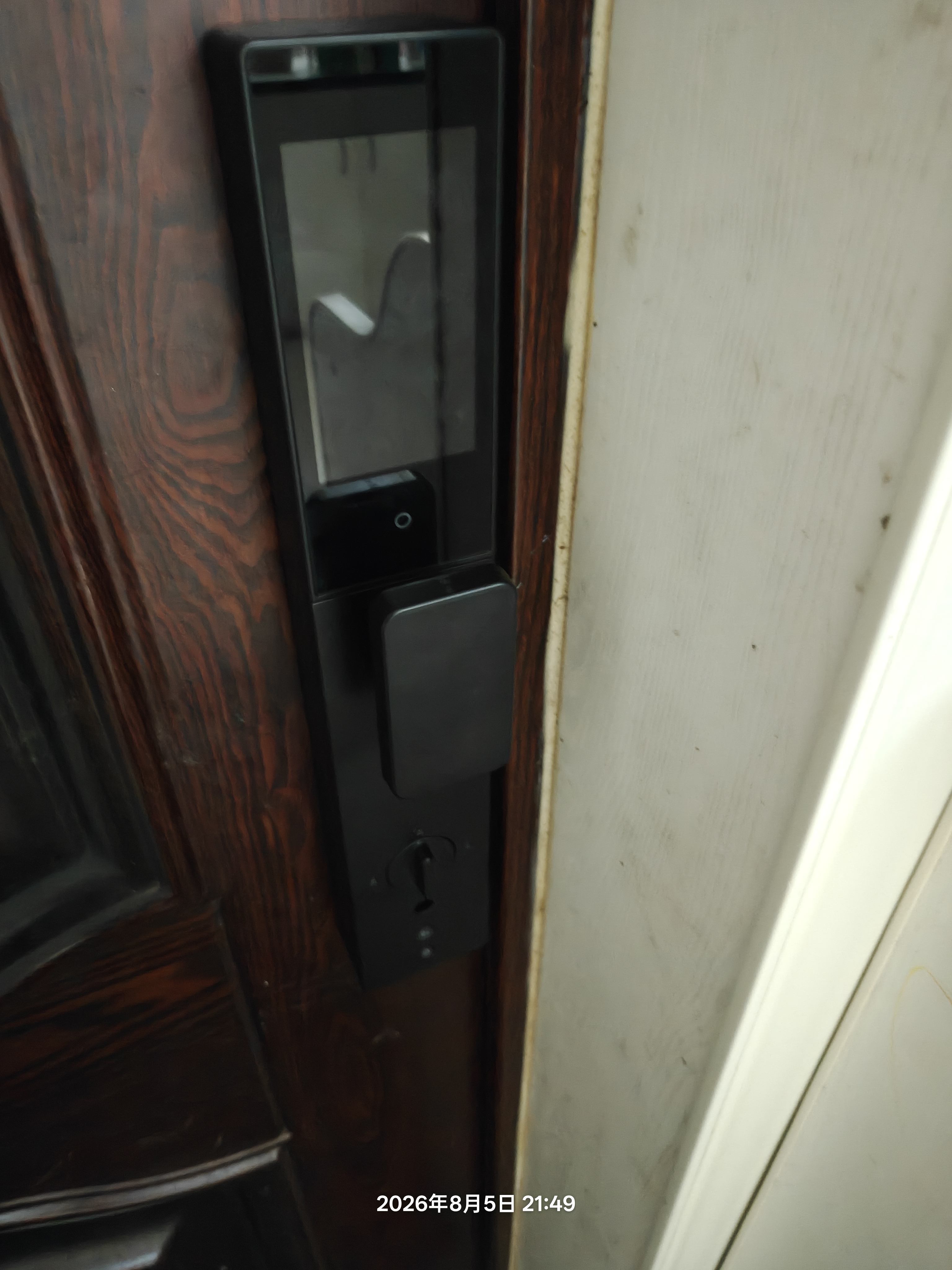 京东京造智能门锁M30Pro 猫眼可视电子锁全自动指纹锁密码锁家用防盗门锁 实拍图