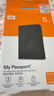 西部数据（WD）移动硬盘5TB USB3.0 My Passport随行版2.5英寸 黑 机械硬盘 笔记本电脑外接 大容量加密 家庭存储 实拍图