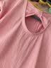 艾舞戈儿童舞蹈练功服女童芭蕾舞服中国舞跳舞裙短袖开档 粉色 120码 实拍图
