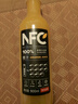 农夫山泉100%纯果汁NFC橙汁900ml*4瓶整箱装鲜果冷压榨饮料礼盒 实拍图