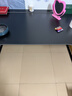 甄严选电脑桌台式电竞桌椅套装组合桌子办公家用桌学习桌书房书桌写字桌 【电竞桌椅套装】黑碳纤维面160*70CM 实拍图