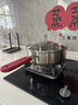 双立人（ZWILLING）平底锅煎锅炒菜锅煎蛋不锈钢厨具电磁炉燃气灶通用Nova Plus 24cm 实拍图