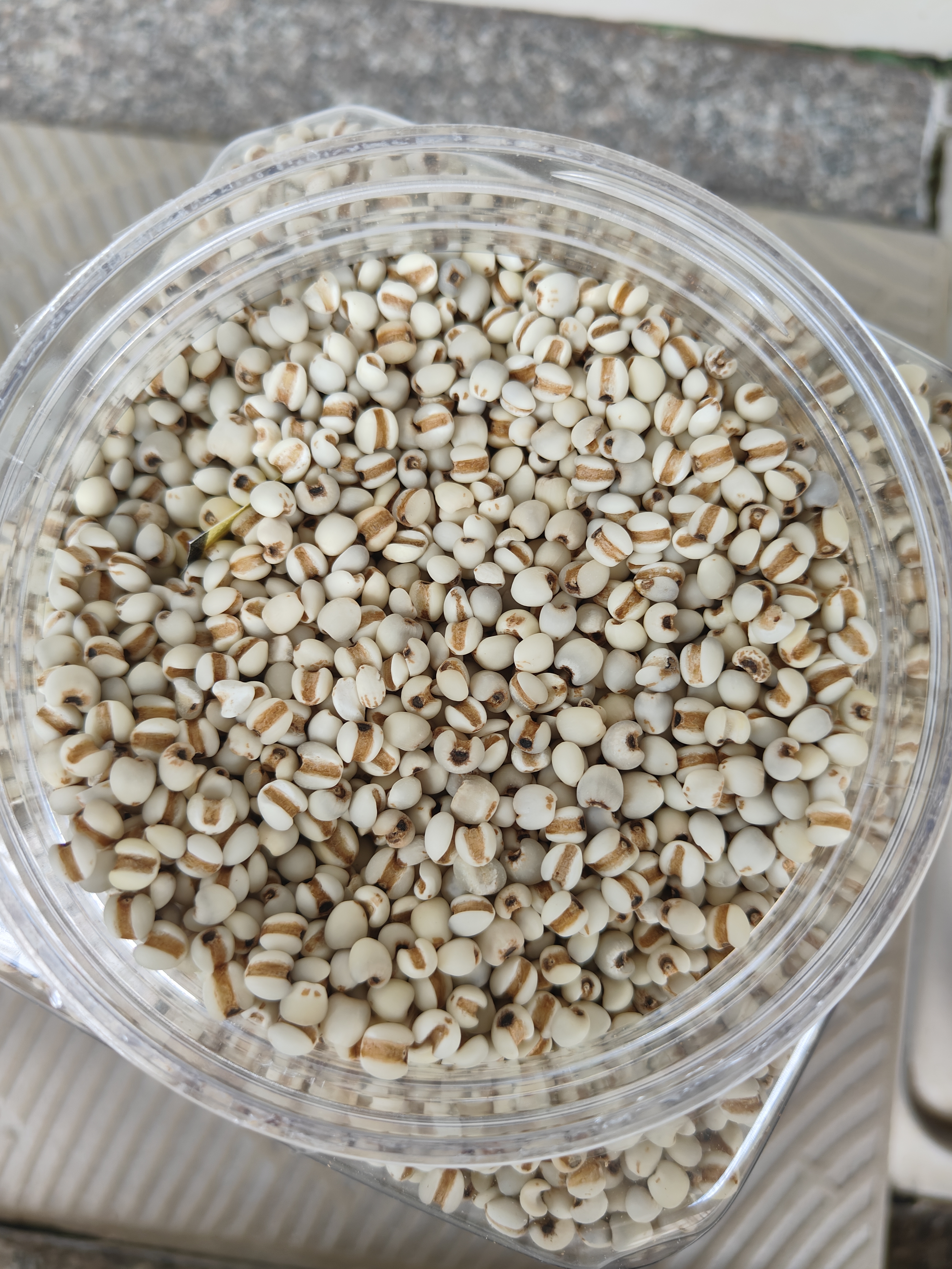 李小谷有机薏米2.3kg罐装4.6斤装(薏米汤料杂粮饭豆小粒薏米薏米粥料) 实拍图