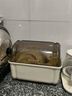 京严碗碟收纳盒沥水碗架碗盘置物架厨房碗柜带盖碗碟收纳架台面放置式 实拍图