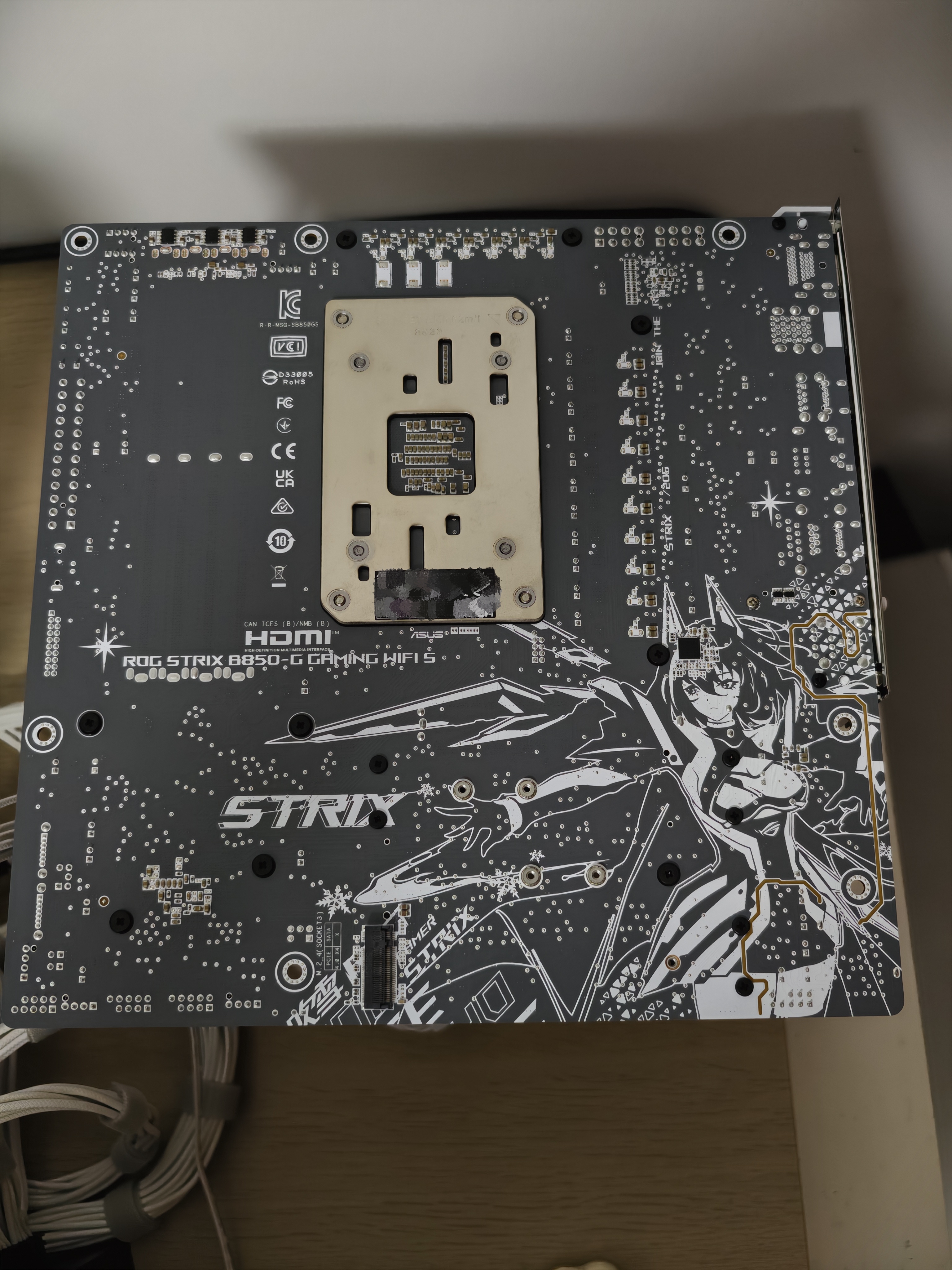 ROG STRIX B850-G GAMING WIFI S 小吹雪主板 CPU 9700X/9800X3D/9600X(AMD B850/socket AM5)  实拍图