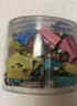 齐心（COMIX）42只彩色长尾夹/票据燕尾夹子（32mm6只 25mm12只 19mm24只）42只/桶组合装办公工具 EB408 实拍图