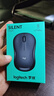 罗技（Logitech）M220 轻音鼠标 无线鼠标 办公鼠标 对称鼠标 带无线微型接收器 灰黑色 实拍图