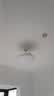 欧普照明（OPPLE）风扇灯吊扇灯隐形扇卧室餐厅超静音全光谱1级能效风扇一体灯饰 1级能效-白-36寸36瓦-遥控 实拍图