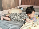 babycare婴儿牙胶手套式咬咬乐宝宝安抚牙胶硅胶玩具防吃手4月+ 恩特蓝 实拍图