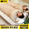 探险者（TAN XIAN ZHE）睡袋成年人四季通用隔脏睡袋户外睡袋成人加厚登山酒店拼接双人 【2.3KG】连帽可拼接睡袋-深灰色 实拍图