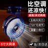 牧安宁【五档变频风扇】桌面usb小风扇办公室学生宿舍床上车载户外婴儿车夹子式小型电扇台式大风力制冷 蓝【升级数显款】可用7天丨充插两用丨五档大风力 实拍图