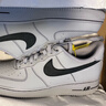 耐克NIKE男子休闲板鞋空军一号 AIR FORCE 1运动鞋HQ2037-004黑灰42 实拍图
