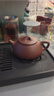 京东京造 宜兴紫砂壶 手工茶壶【原矿紫泥】煮泡茶具 景舟石瓢220ml礼盒装 实拍图