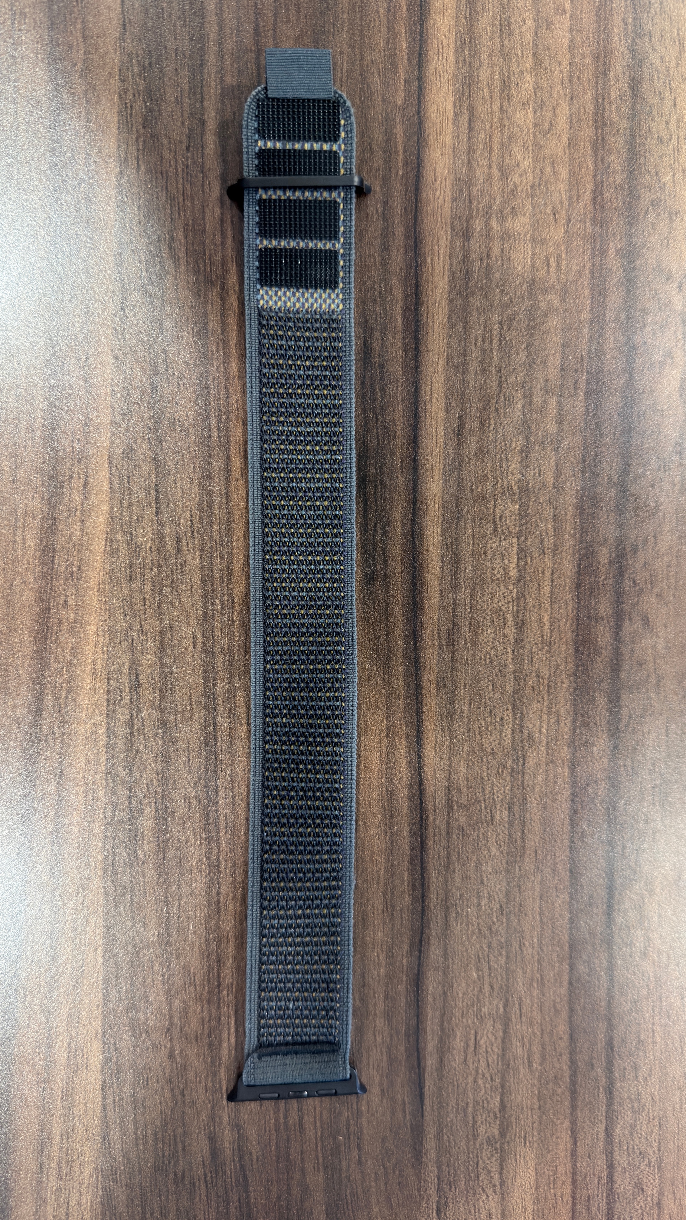 W&P适用苹果手表表带apple watch ultra3/2野径回环尼龙编织表带iwatch S11/10/9/8/7/6/SE 黑黑49 实拍图