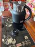 容声全自动底部上水电热水壶嵌入式茶台烧水壶一体机茶具套装自动抽水烧水器电茶炉保温泡茶煮茶电水壶 0.8L 防烫泡茶款37*20cm水壶无水续水 实拍图