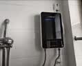 志高（CHIGO）即热式电热水器小厨宝6500W恒温出租房家用洗澡水龙头KBR-B65黑色 实拍图