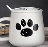 史努比（SNOOPY）陶瓷马克杯男女创意单柄带盖办公杯情侣喝水子家用早餐牛奶咖啡杯 实拍图
