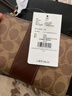 蔻驰（COACH）【品牌直供】女士手拿包手腕包拉链款小号棕色CW854礼物送女友 实拍图