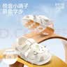 婧麒（JOYNCLEON）宝宝凉鞋2026夏季新款婴儿叫叫鞋幼儿鞋子宝宝软底防滑学步鞋 绿色（内置小口哨） 19 码 内长14cm适合脚长13.5cm 实拍图