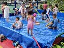 鸿星尔克（ERKE）儿童泳衣分体式男童青少年温泉学生泳衣泳裤两件套泳装男孩游泳衣 实拍图