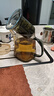 金镶玉高硼硅玻璃茶壶家用过滤喝泡茶单壶功夫茶具耐热防爆办公 墨璃 实拍图