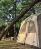 Naturehike挪客六角云界自立速开穹顶天幕帐篷钛黑胶户外露营大空间门帘 实拍图