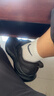 耐克NIKE男女袜子 吸汗透气运动袜 短袜三双装SX7677-100白 M 实拍图