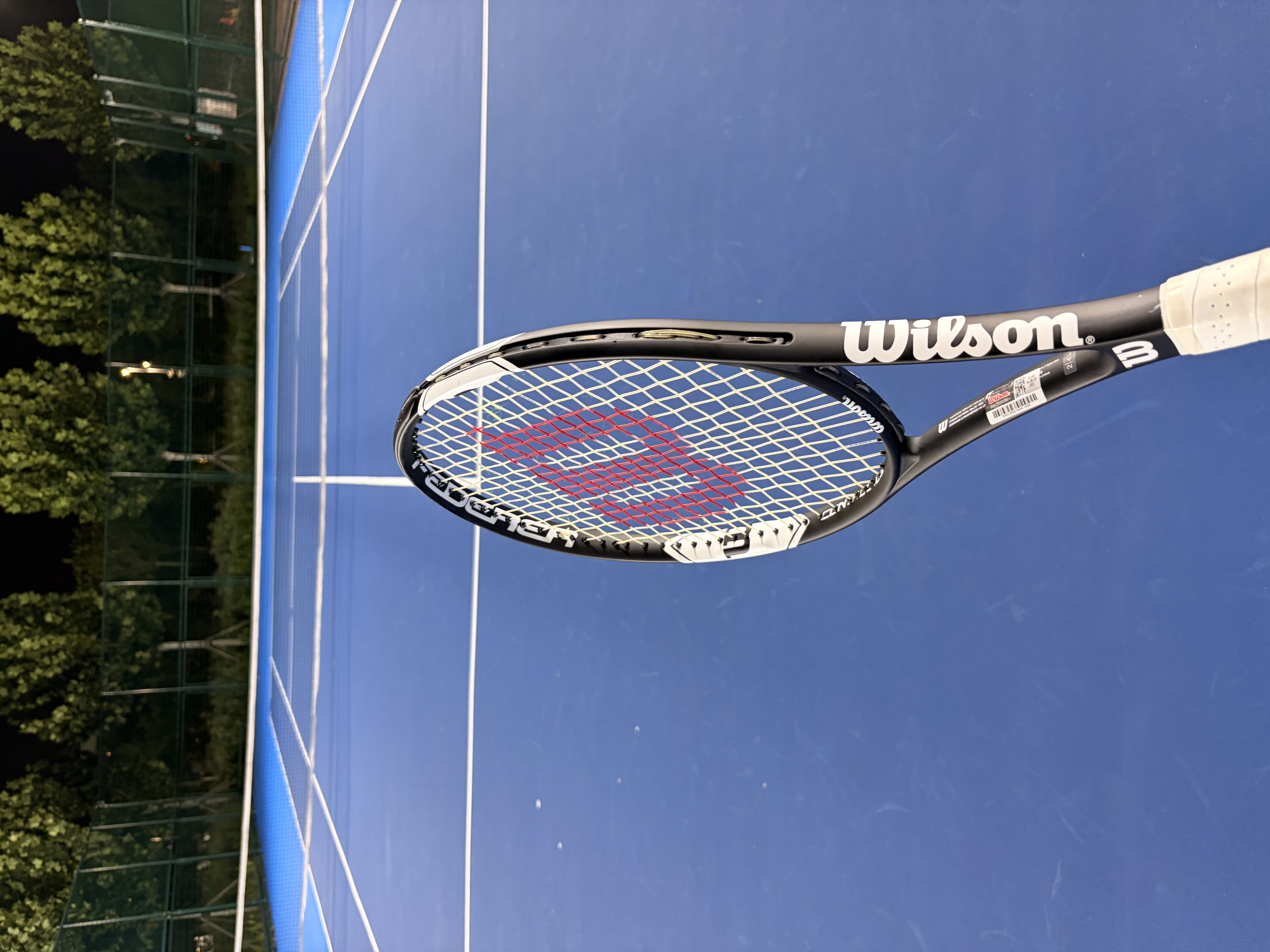 Wilson威尔胜费德勒control小黑拍全碳素进阶拍网球拍减震大拍面 实拍图