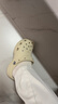 卡骆驰（CROCS）新款厚底云朵洞洞鞋送女友礼物206750 骨白色 37 -38 实拍图