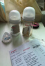 贝亲（Pigeon）防胀气 玻璃奶瓶160mlS码+PPSU奶瓶240mlM码 1-6个月奶瓶套装 实拍图