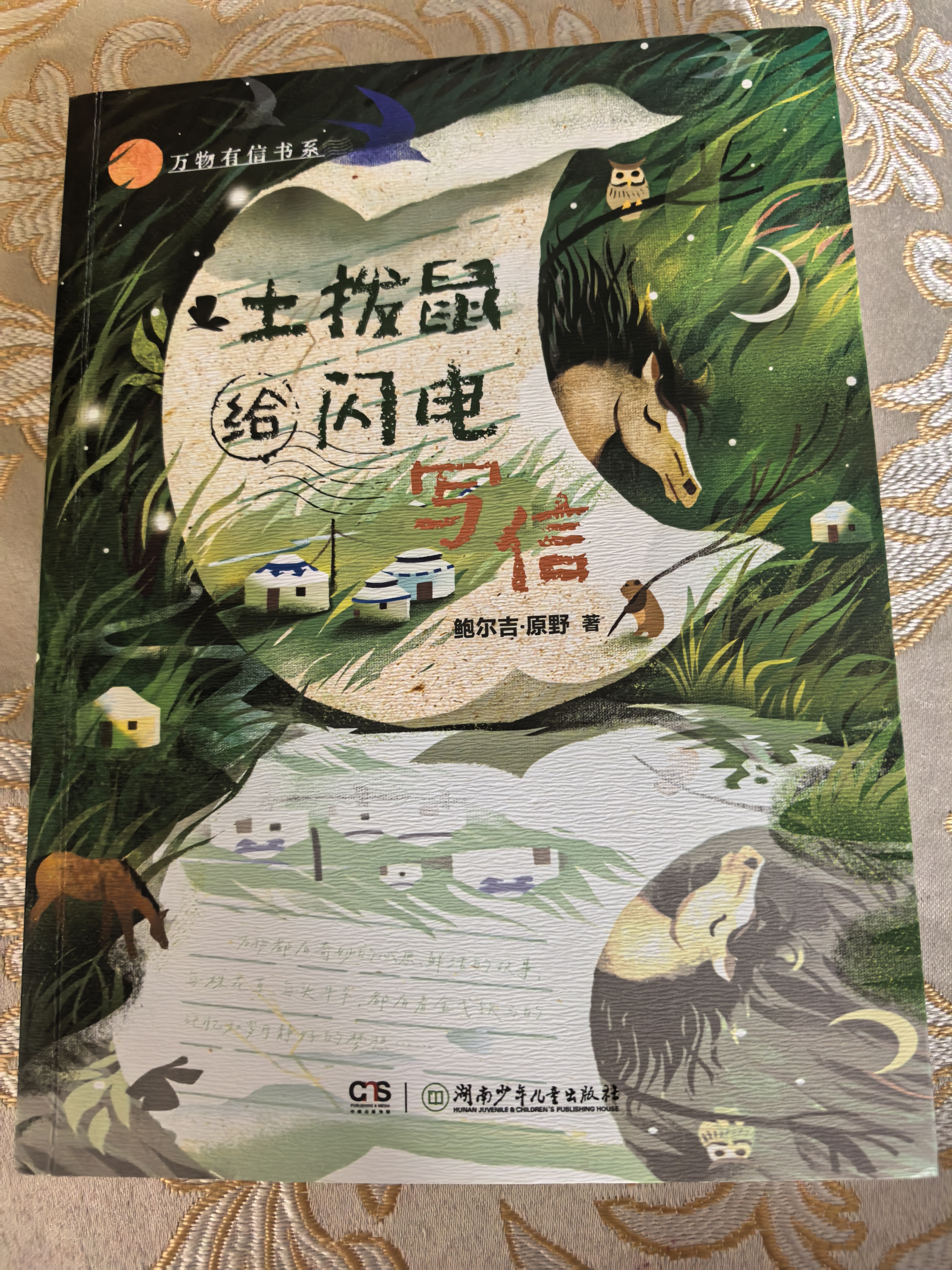 万物有信书系（全3册）土拨鼠给闪电写信 喜鹊给麦穗鱼写信 沙粒给云雀写信 鲍尔吉·原野 原创书信体散文  入选2025中国好书 三四五六年级 课外阅读 实拍图