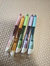 派通（Pentel ）BLN105按动黑色中性笔高颜值0.5mm签字笔商务学生速干水笔水性笔文具 彩杆黑芯5支装 实拍图