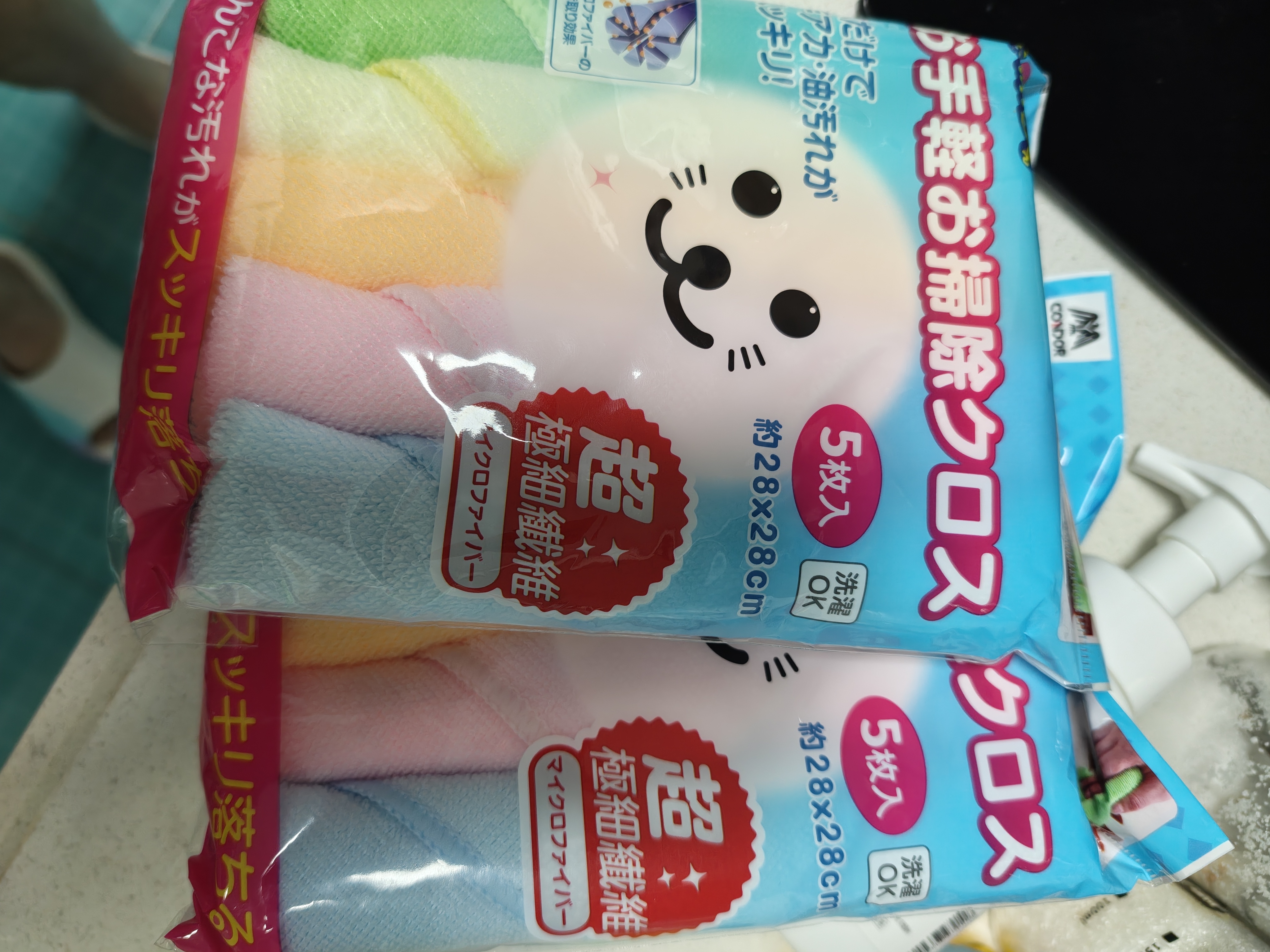 CONDOR日本超细纤维抹布10片厨房专用抹布不易掉毛双面洗碗布吸水毛巾 实拍图