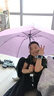 【全网爆款】手动UV折叠雨伞男女晴雨伞两用防晒遮阳黑胶伞 【新人福利】7骨 纯色随机无黑胶 实拍图