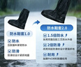 安达通 雨鞋套防水防雨鞋套户外防沙防滑耐磨男女高筒靴套 XL码43-45 实拍图